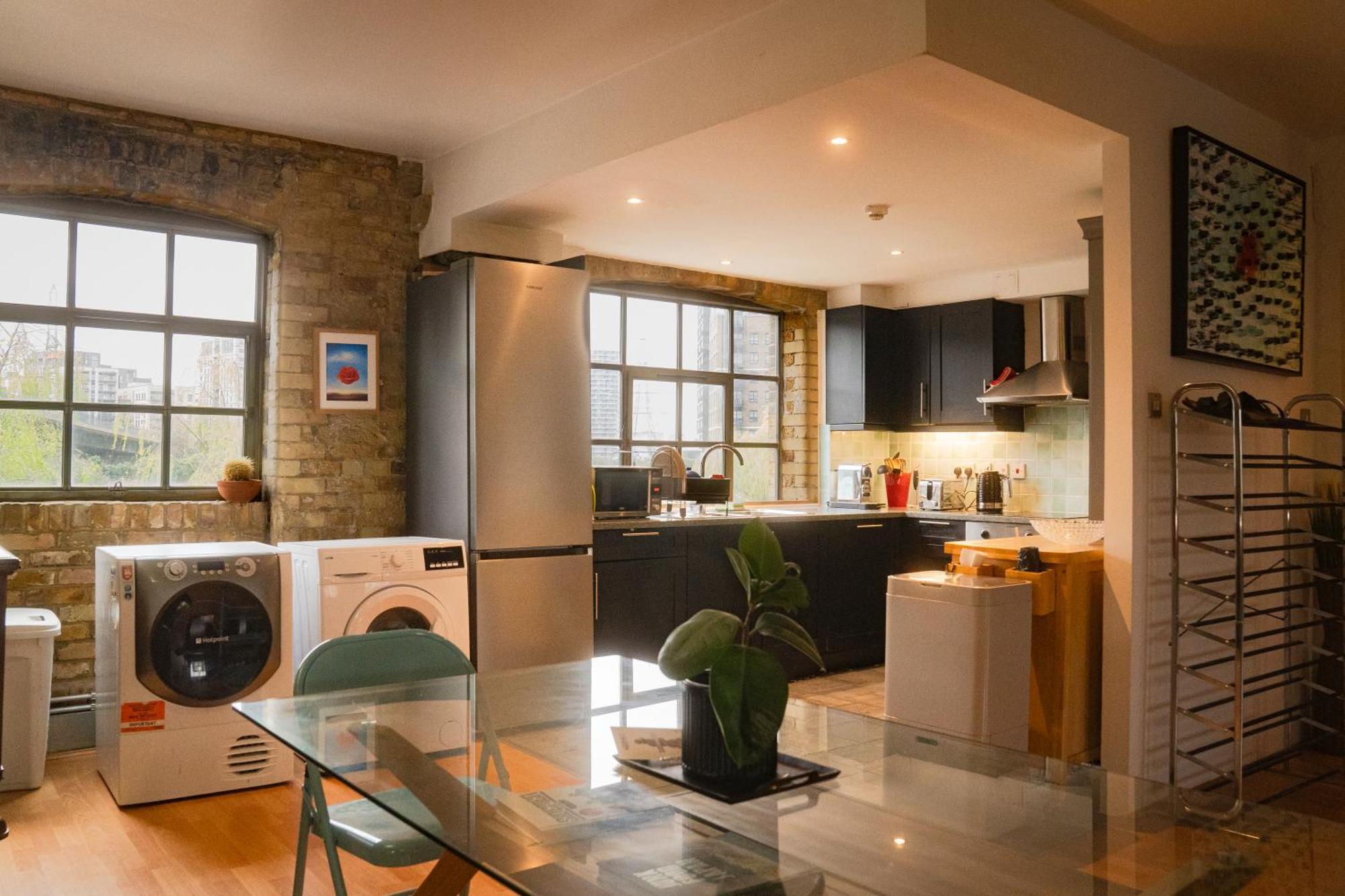 Loft Style Apartment Near O2, Abba Voyage, Excel لندن المظهر الخارجي الصورة